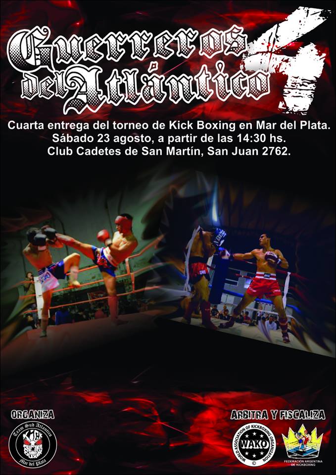 Torneo bonaerense de Kick Boxing Guerreros del Atlántico IV 