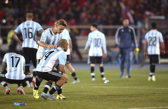 Argentina cayó en los penales con Chile y perdió su quinta final consecutiva