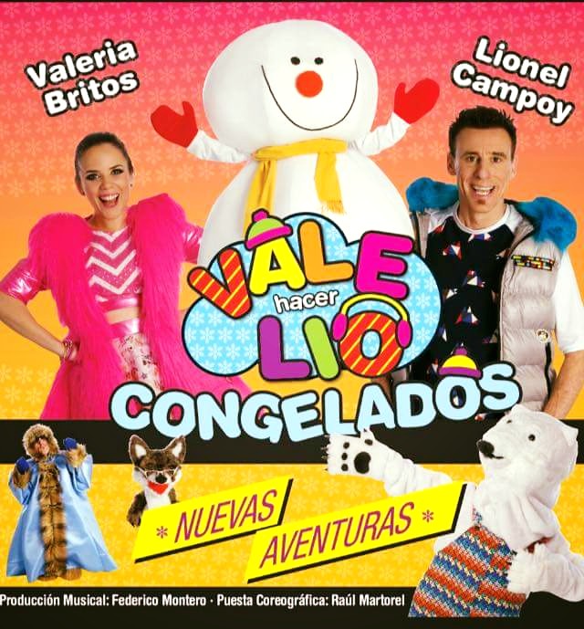 Desde este domingo: "Vale hacer lío, congelados" con Valeria Britos y Lío Campoy