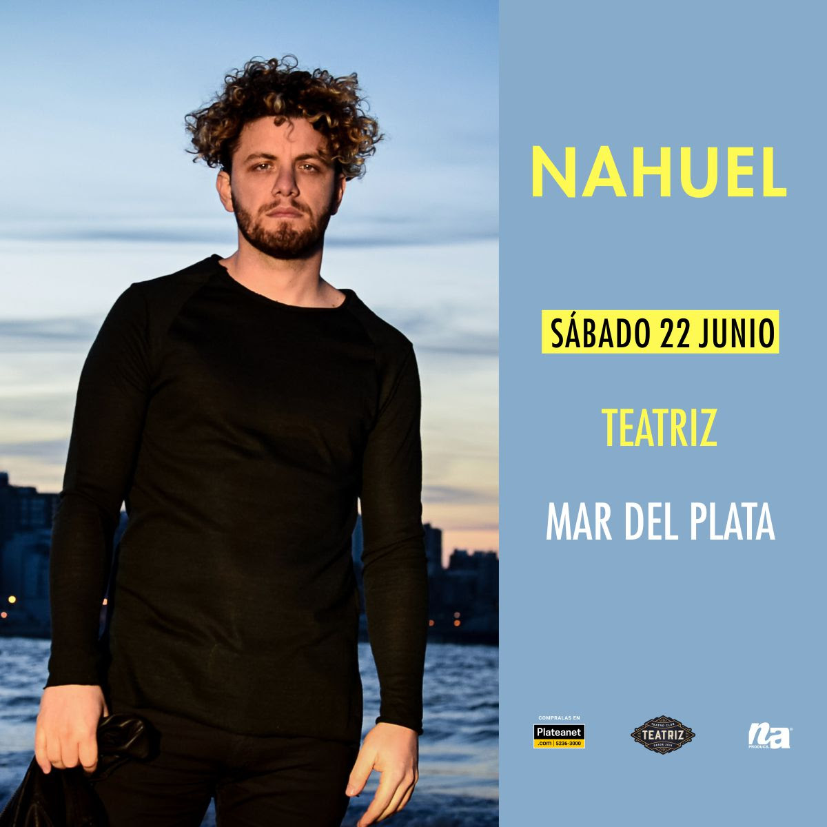 El artista marplatense Nahuel se presenta el próximo 22 de junio en Teatriz