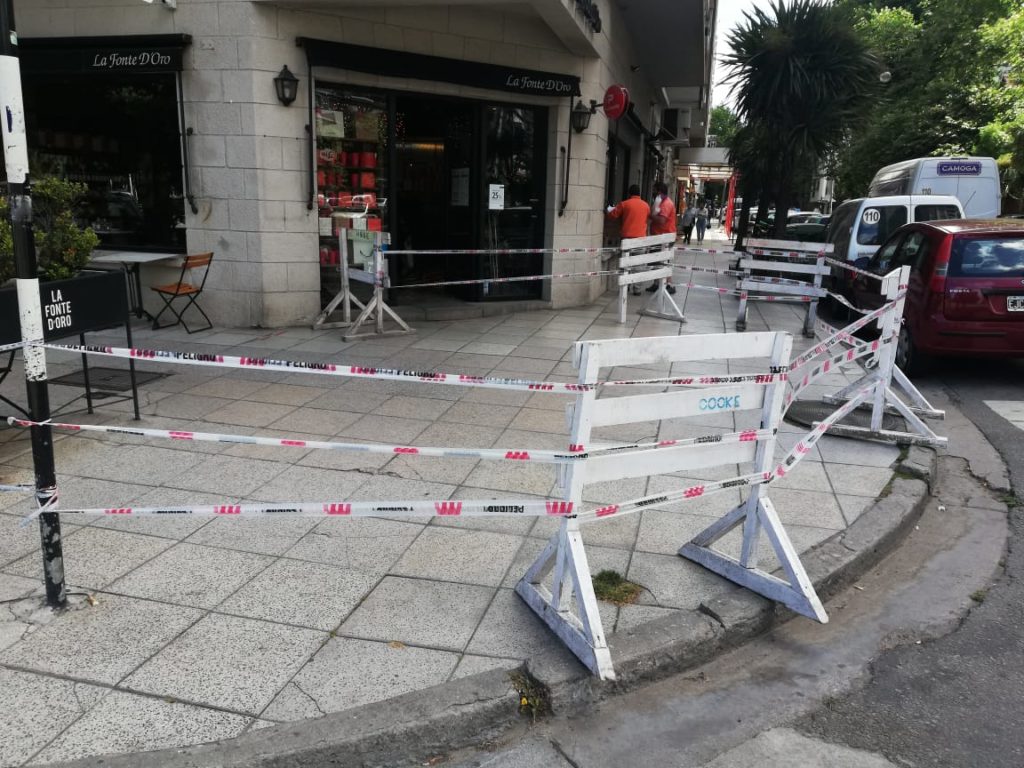 La comuna tomó medidas preventivas en un edificio con posible riesgo de desprendimiento