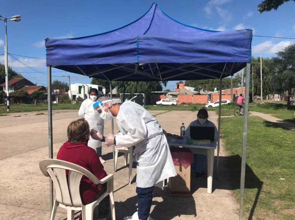 Nueva jornada de detección Covid en el barrio Libertad