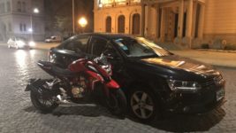 El intendente Lunghi protagonizó un accidente de tránsito: una mujer herida