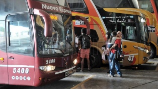 La UTA anunció un paro nacional de 72 horas de micros de larga distancia desde hoy