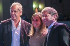 Kicillof, Raverta y Scioli de avanzada en modo campaña