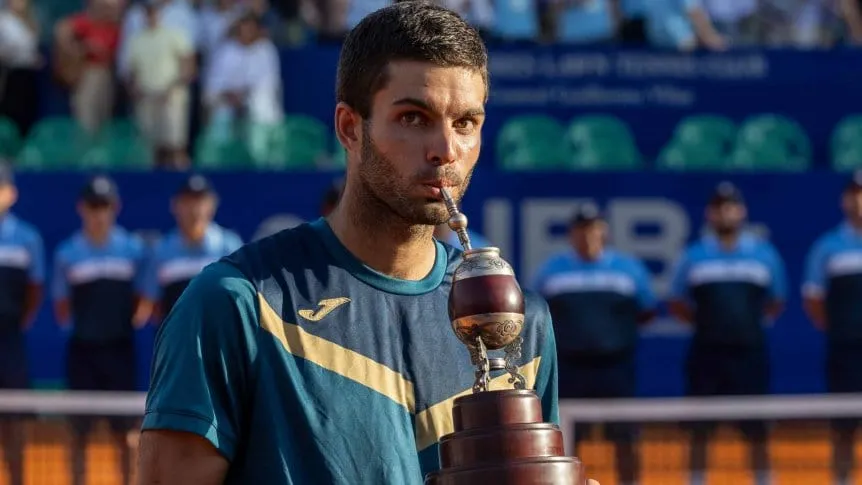 Facundo Díaz Acosta venció a Nicolás Jarry en la final del IEB+ Argentina Open