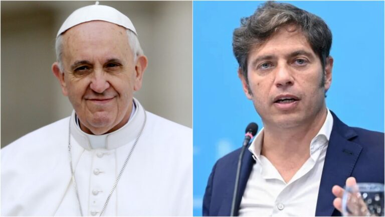 Vuelo de línea y comitiva mínima: Kicillof va a ver al Papa para una contrafoto de Milei