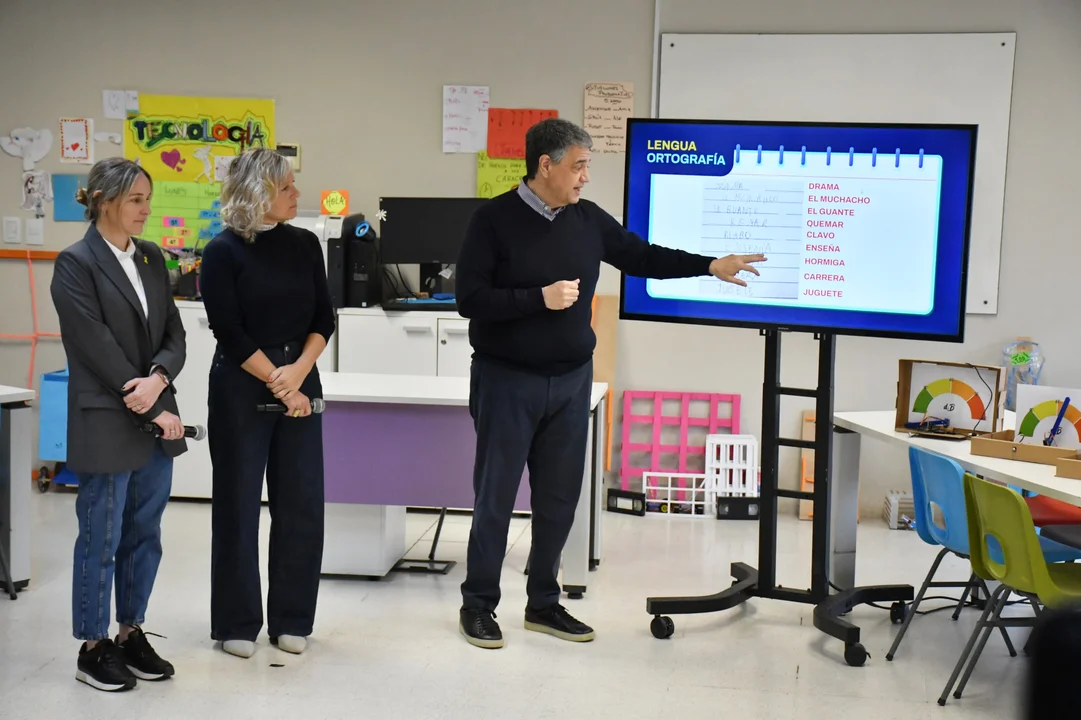 Jorge Macri presentó el nuevo sistema de aprendizaje en la primaria: “Hoy los chicos no aprenden en la escuela"