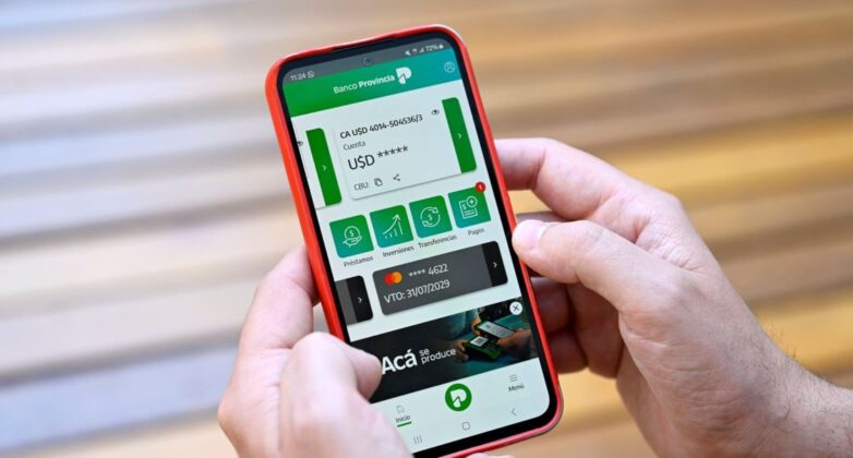 BIP Móvil, el “home banking” para celulares de Banco Provincia, renovó su interfaz