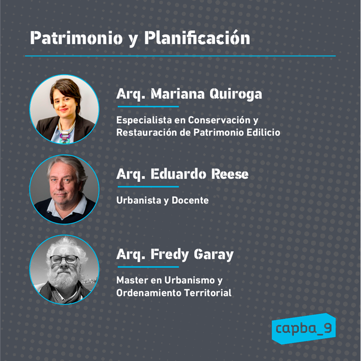 Arquitectos organizan jornada sobre Patrimonio y Planificación